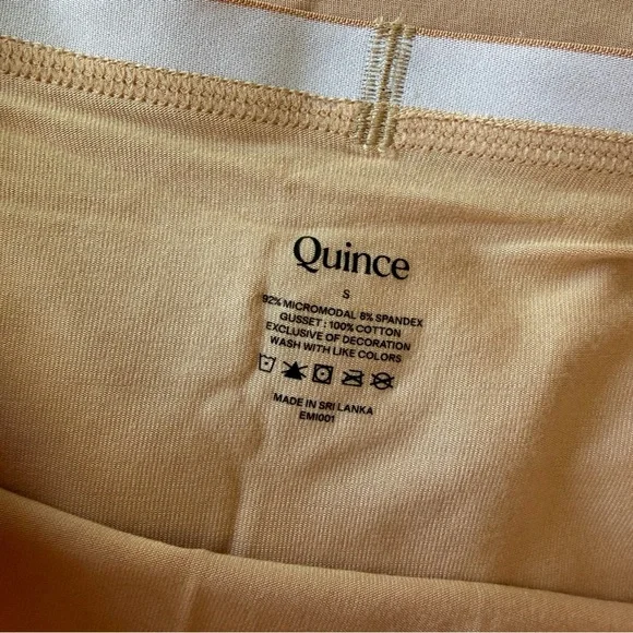 NEW Quince Micromodal Brief & Boyshort 6 Pack Warm Sand Sz S - Picture 6 of 7